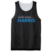 White Dudes For Kamala Harris 2024 President Gift Mesh Reversible Basketball Jersey Tank