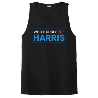 White Dudes For Kamala Harris 2024 President Gift PosiCharge Competitor Tank