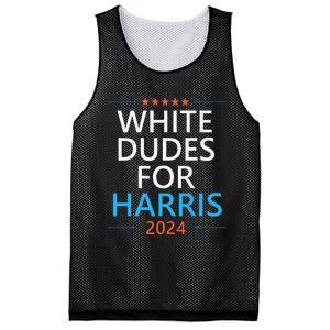 White Dudes For Harris 2024 Mesh Reversible Basketball Jersey Tank