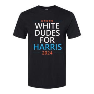 White Dudes For Harris 2024 Softstyle CVC T-Shirt