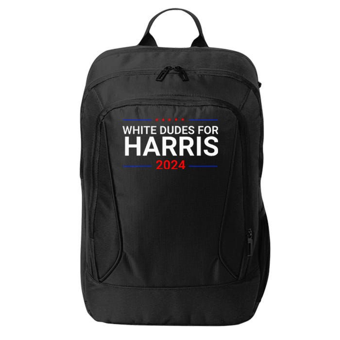 White Dudes For Harris City Backpack