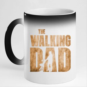 Walking Dad Funny Fathers Day From Daughter Gift 11oz Black Color Changing Mug