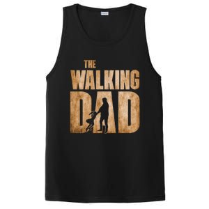 Walking Dad Funny Fathers Day From Daughter Gift PosiCharge Competitor Tank