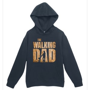 Walking Dad Funny Fathers Day From Daughter Gift Urban Pullover Hoodie