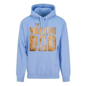 Walking Dad Funny Fathers Day From Daughter Gift Unisex Surf Hoodie