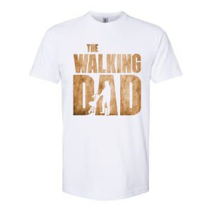 Walking Dad Funny Fathers Day From Daughter Gift Softstyle CVC T-Shirt