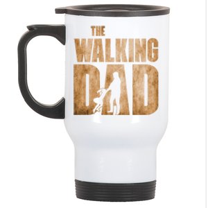 Walking Dad Funny Fathers Day From Daughter Gift Stainless Steel Travel Mug