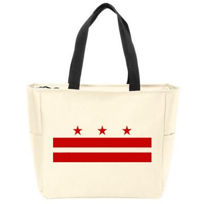 Washington D.C. Flag A Capital City Zip Tote Bag