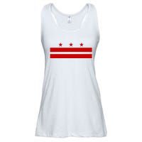 Washington D.C. Flag A Capital City Ladies Essential Flowy Tank