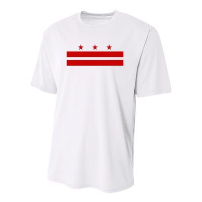 Washington D.C. Flag A Capital City Youth Performance Sprint T-Shirt