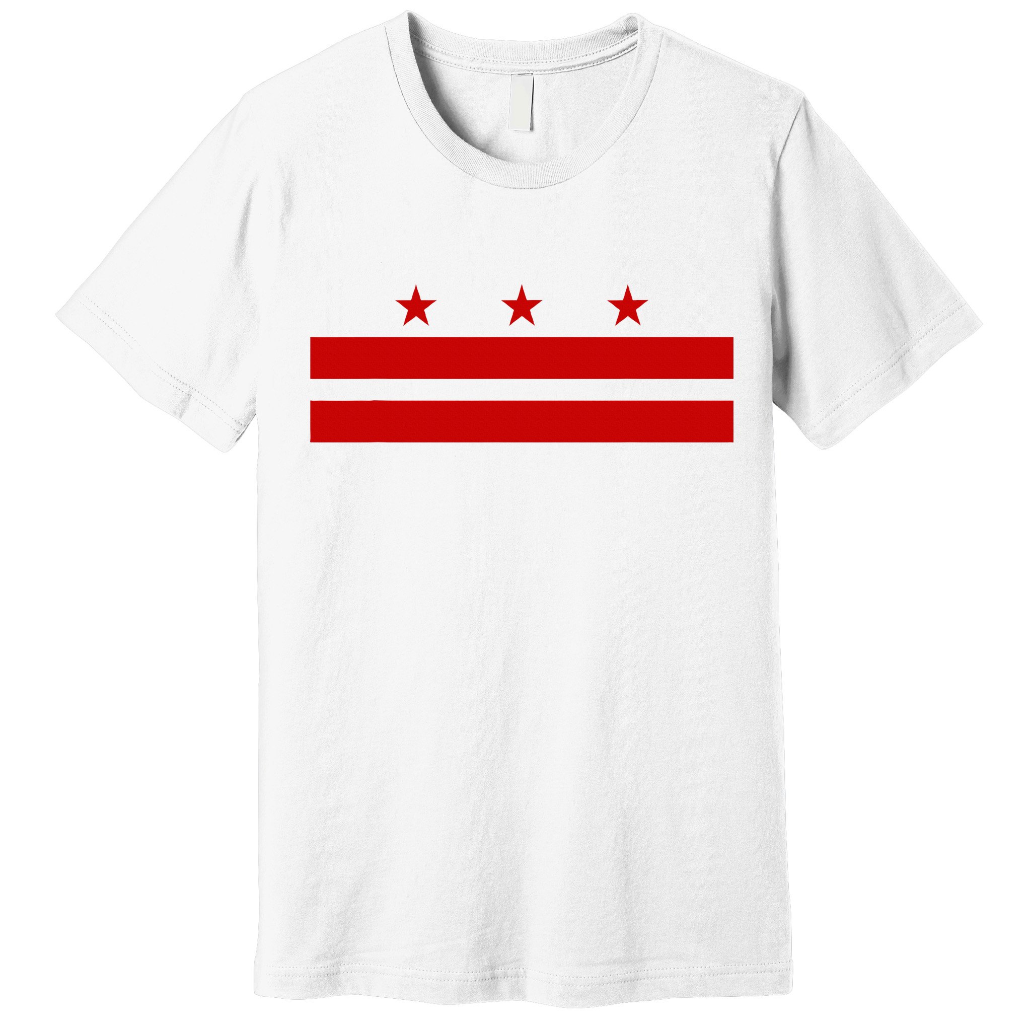 Washington D.C. Flag A Capital City Premium T-Shirt