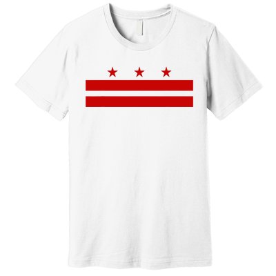 Washington D.C. Flag A Capital City Premium T-Shirt