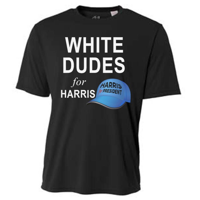 White Dudes For Harris Cooling Performance Crew T-Shirt