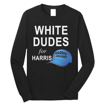 White Dudes For Harris Long Sleeve Shirt