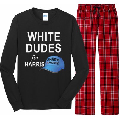 White Dudes For Harris Long Sleeve Pajama Set