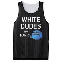 White Dudes For Harris Mesh Reversible Basketball Jersey Tank