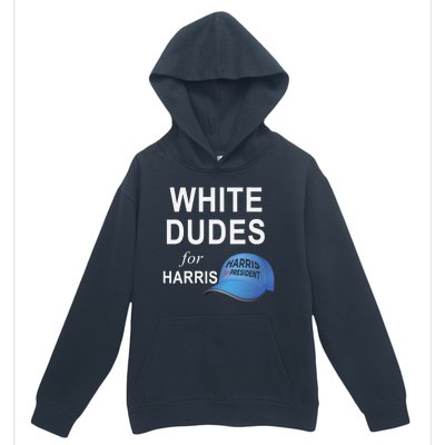 White Dudes For Harris Urban Pullover Hoodie