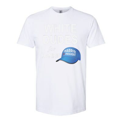 White Dudes For Harris Softstyle CVC T-Shirt