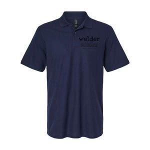 Welder Definition Funny Welding Quote Welder Softstyle Adult Sport Polo