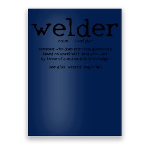 Welder Definition Funny Welding Quote Welder Poster