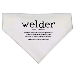 Welder Definition Funny Welding Quote Welder USA-Made Doggie Bandana