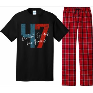 White Dudes For Harris Kamala Harris 2024 47th President Pajama Set