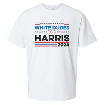 White Dudes For Kamala Harris Sueded Cloud Jersey T-Shirt