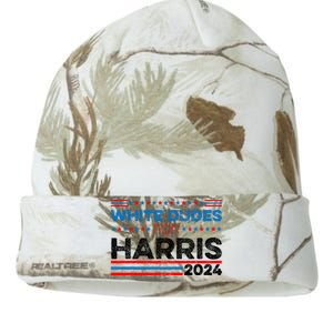 White Dudes For Kamala Harris Kati Licensed 12" Camo Beanie