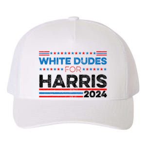 White Dudes For Kamala Harris Yupoong Adult 5-Panel Trucker Hat