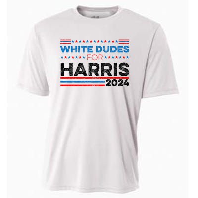 White Dudes For Kamala Harris Cooling Performance Crew T-Shirt