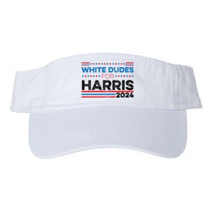 White Dudes For Kamala Harris Valucap Bio-Washed Visor