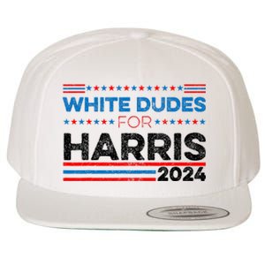 White Dudes For Kamala Harris Wool Snapback Cap