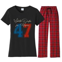 White Dudes For Harris Kamala 47th President Usa Election Women's Flannel Pajama Set