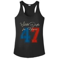 White Dudes For Harris Kamala 47th President Usa Election Ladies PosiCharge Competitor Racerback Tank