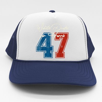 White Dudes For Harris Kamala 47th President Usa Election Trucker Hat