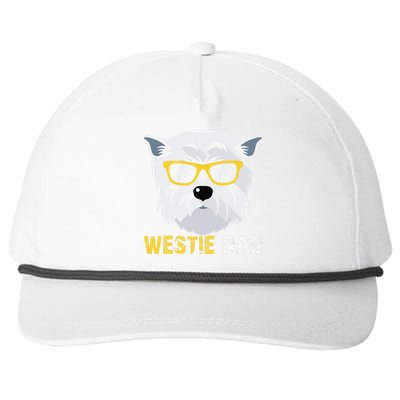 Westie Dad For Dog Owners Fathers Day Snapback Five-Panel Rope Hat