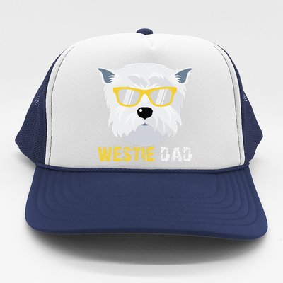 Westie Dad For Dog Owners Fathers Day Trucker Hat