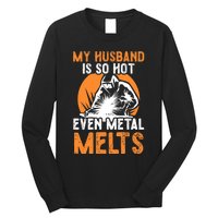 Welding Design For Your Wife Of A Welder Long Sleeve Shirt