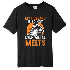 Welding Design For Your Wife Of A Welder Tall Fusion ChromaSoft Performance T-Shirt