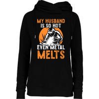 Welding Design For Your Wife Of A Welder Womens Funnel Neck Pullover Hood