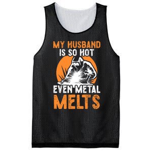 Welding Design For Your Wife Of A Welder Mesh Reversible Basketball Jersey Tank