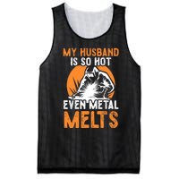 Welding Design For Your Wife Of A Welder Mesh Reversible Basketball Jersey Tank