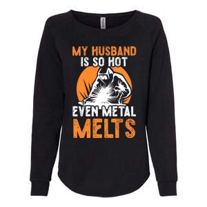 Welding Design For Your Wife Of A Welder Womens California Wash Sweatshirt