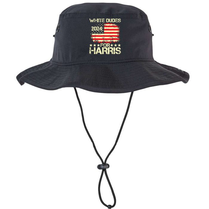 White Dudes For Kamala Harris 2024 President Election Retro Legacy Cool Fit Booney Bucket Hat