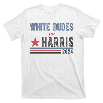 White Dudes For Harris 2024 Vintage Election T-Shirt