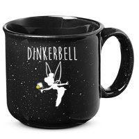 Wo Dinkerbell Funny Pickleball 15oz Campfire Ceramic Mug