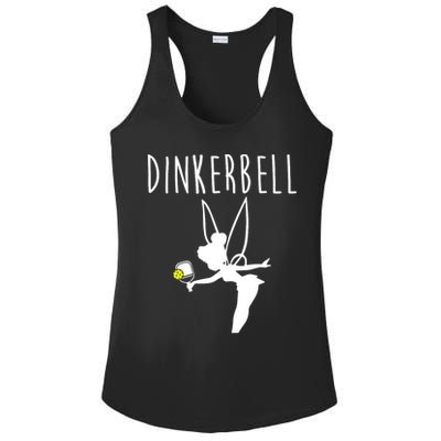 Wo Dinkerbell Funny Pickleball Ladies PosiCharge Competitor Racerback Tank