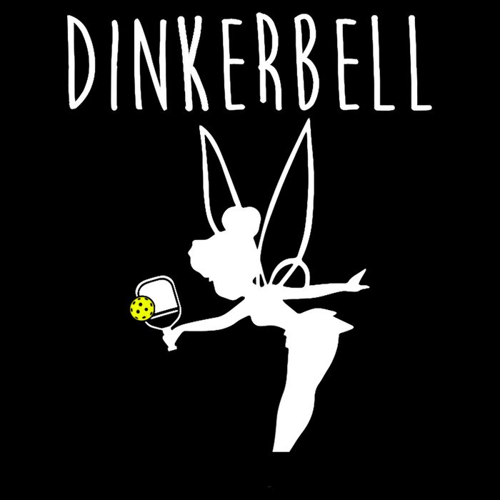 Wo Dinkerbell Funny Pickleball Cropped Pullover Crew