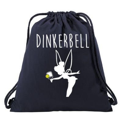 Wo Dinkerbell Funny Pickleball Drawstring Bag