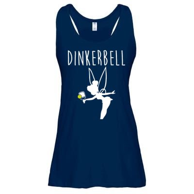 Wo Dinkerbell Funny Pickleball Ladies Essential Flowy Tank